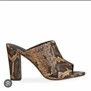 Vince Snake Print Women's Mules